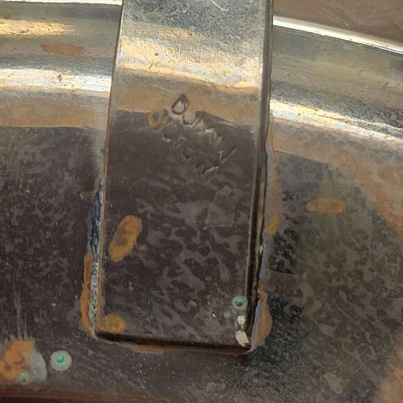 Mexican Aztec Mayan Calendar Silver Plate With Abalone Inlay - Picture 6 of 7